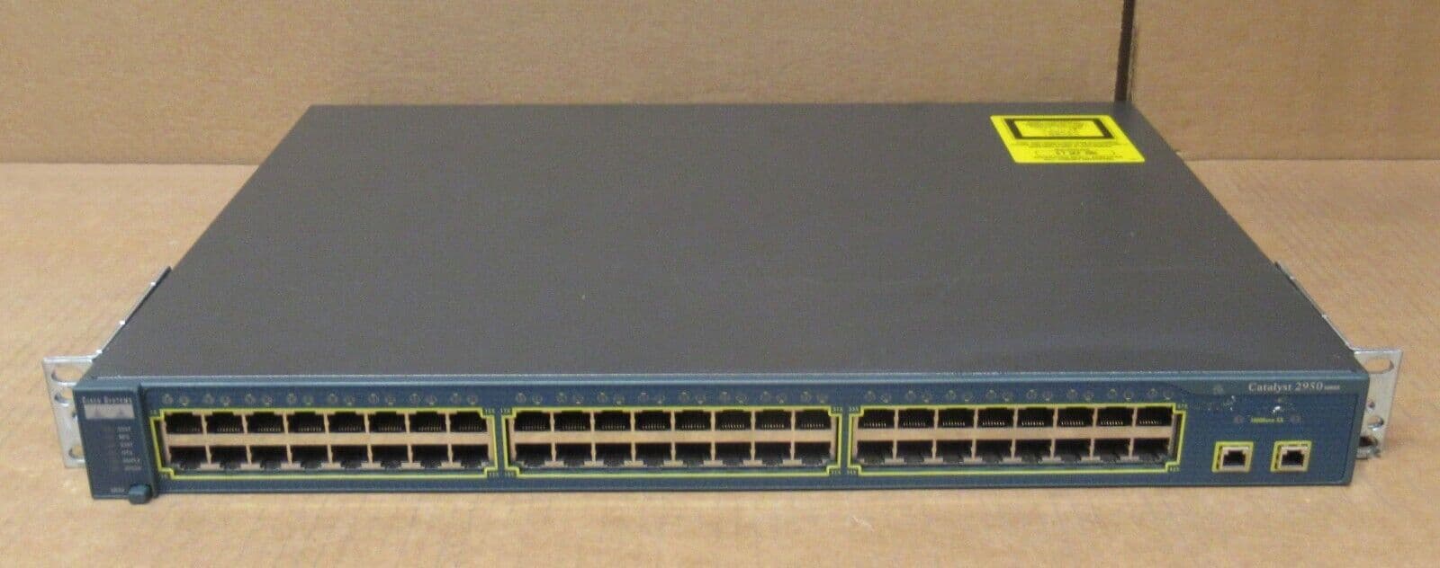 Cisco 48 10/100 & 2 1000BASE-SX (WS-C2950SX-48-SI-RFB) thumbnail