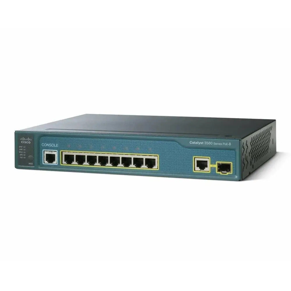 Cisco CATALYST 3560 8 10/100 POE + 1 (WS-C3560-8PC-S-RFB) thumbnail