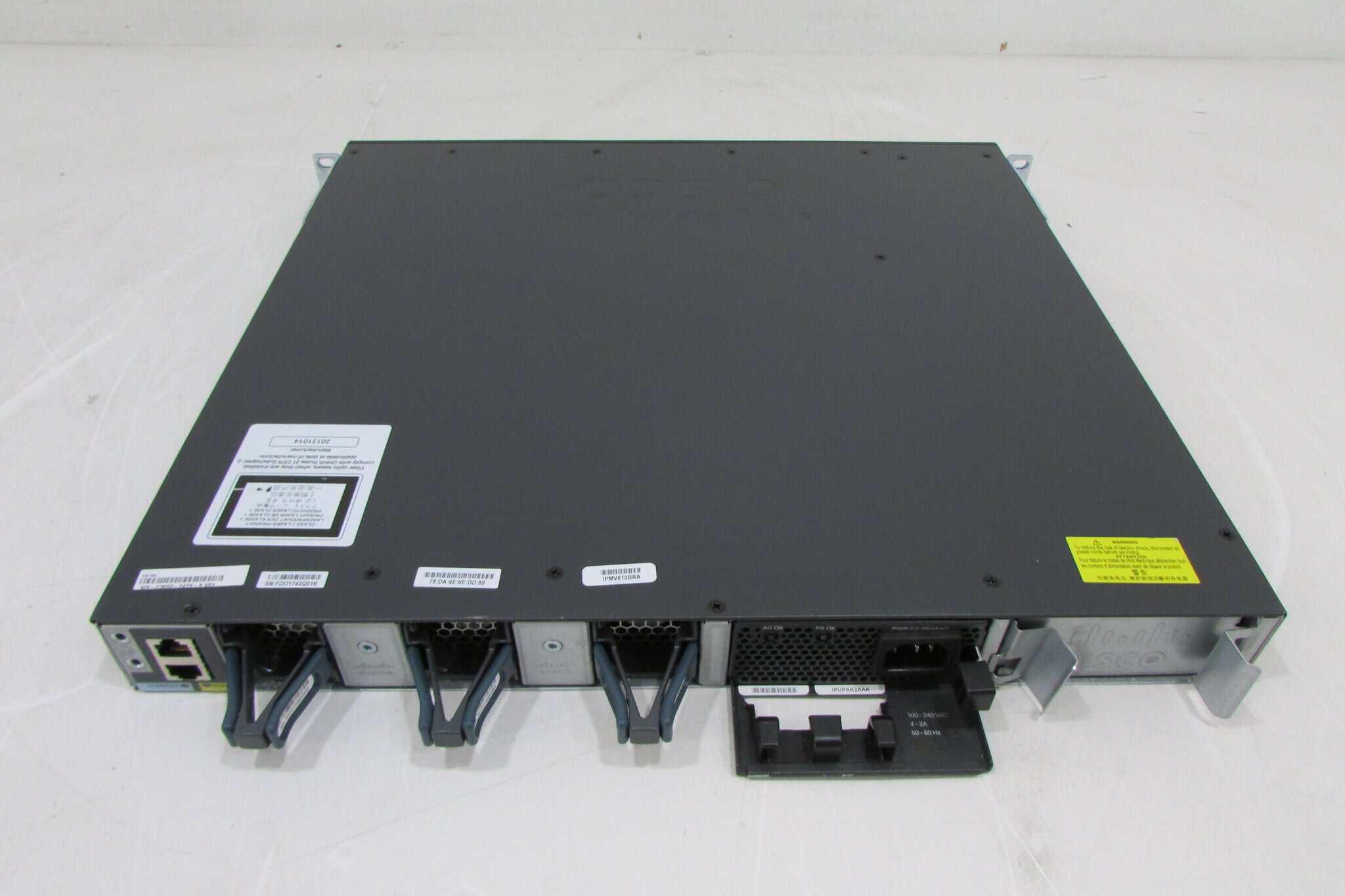 Cisco CATALYST 3650 24 PORT POE (WS-C3650-24PWS-S-RFB) thumbnail