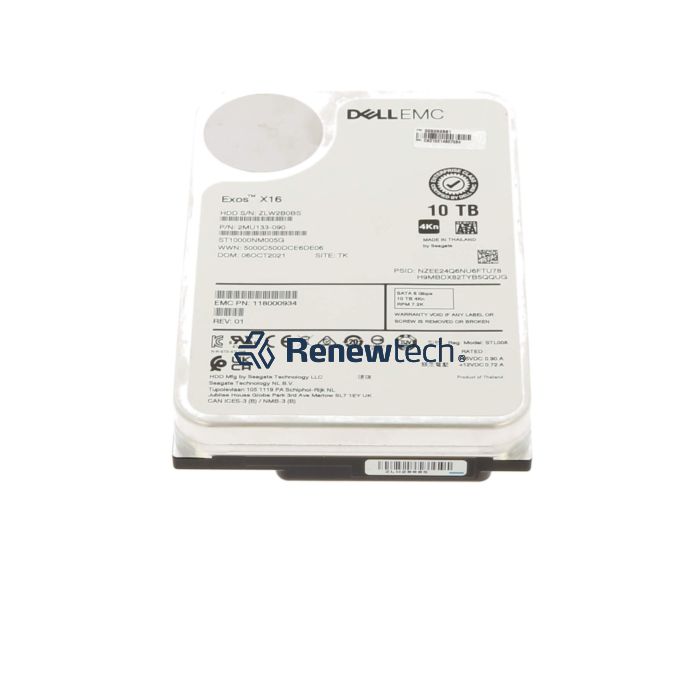 Dell EMC 10TB 7.2k 3.5in 6G SATA (005033003-RFB) thumbnail