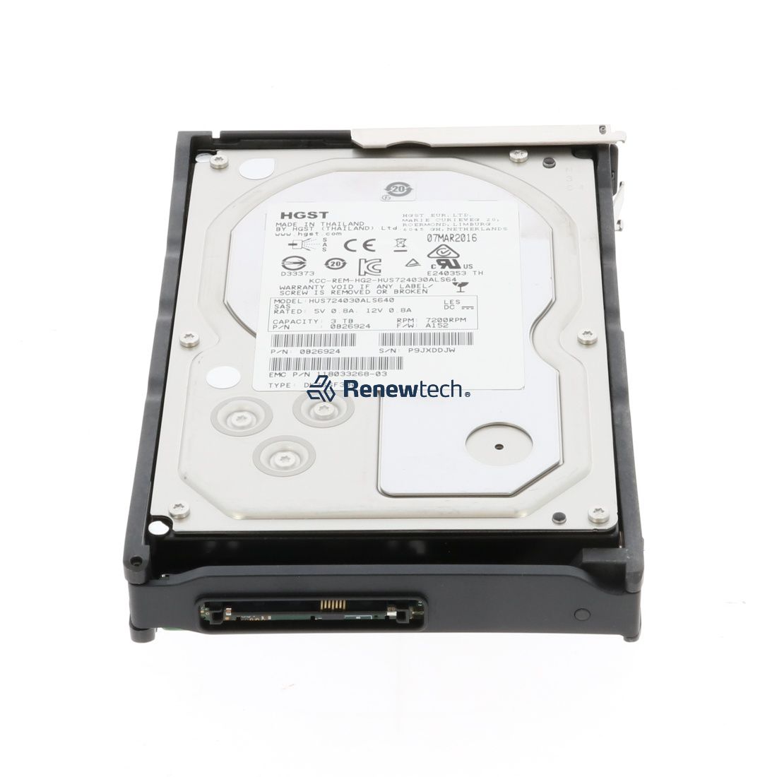 Dell 3TB 7.2K 3.5in 6G SAS 512 60 (005052088-RFB) thumbnail