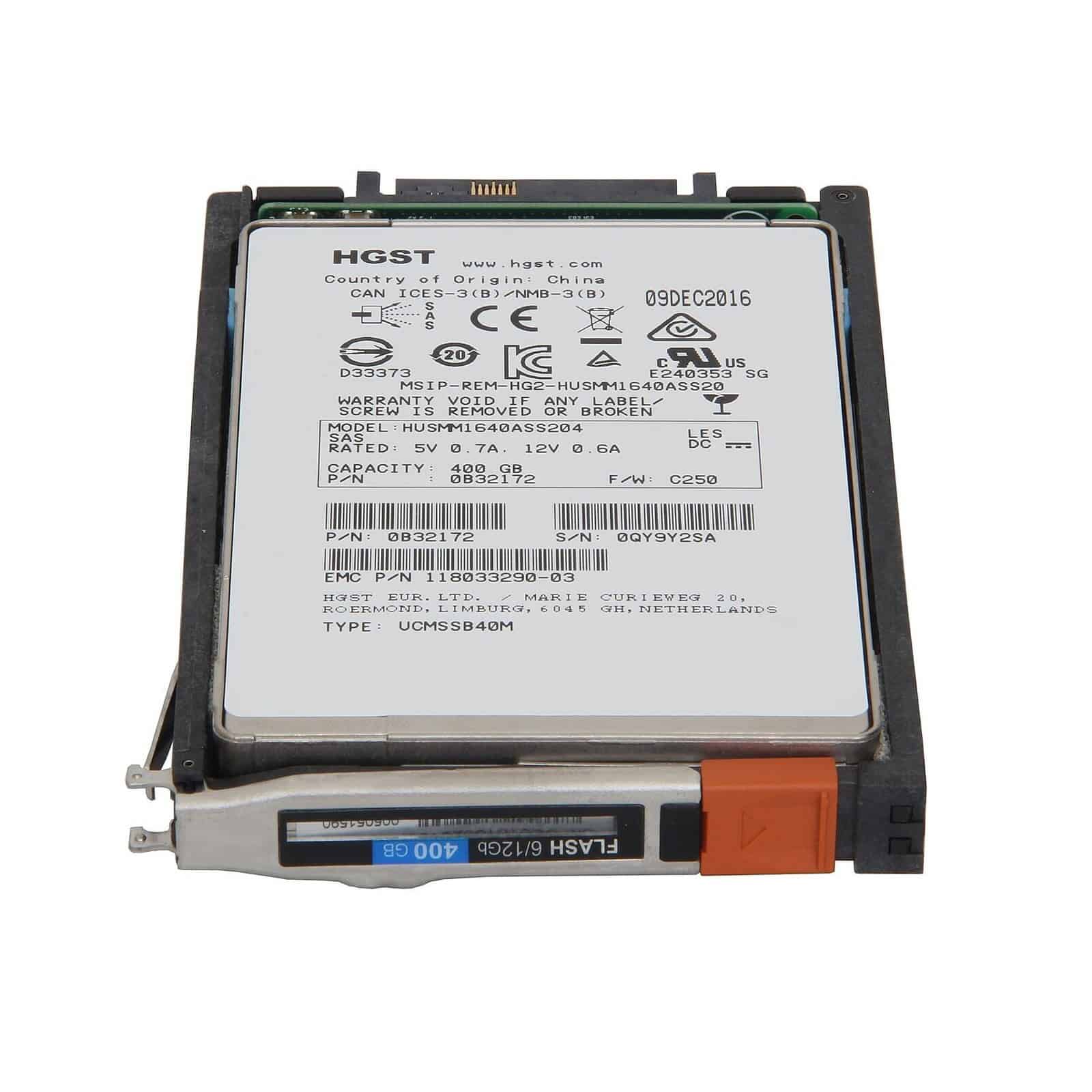 Dell EMC 400GB SSD 2.5 SAS 12G (005053791-RFB) thumbnail