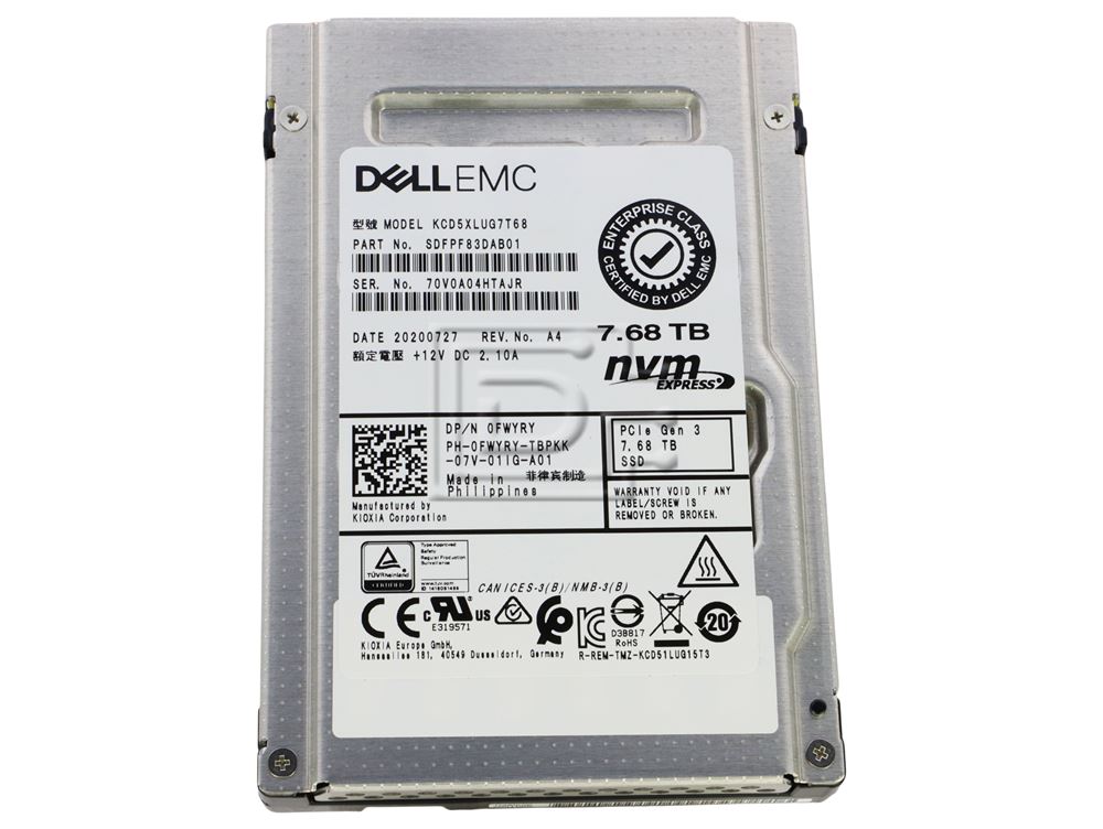 Dell Samsung 8GB PC3L-12800R (007-9987568-RFB) thumbnail