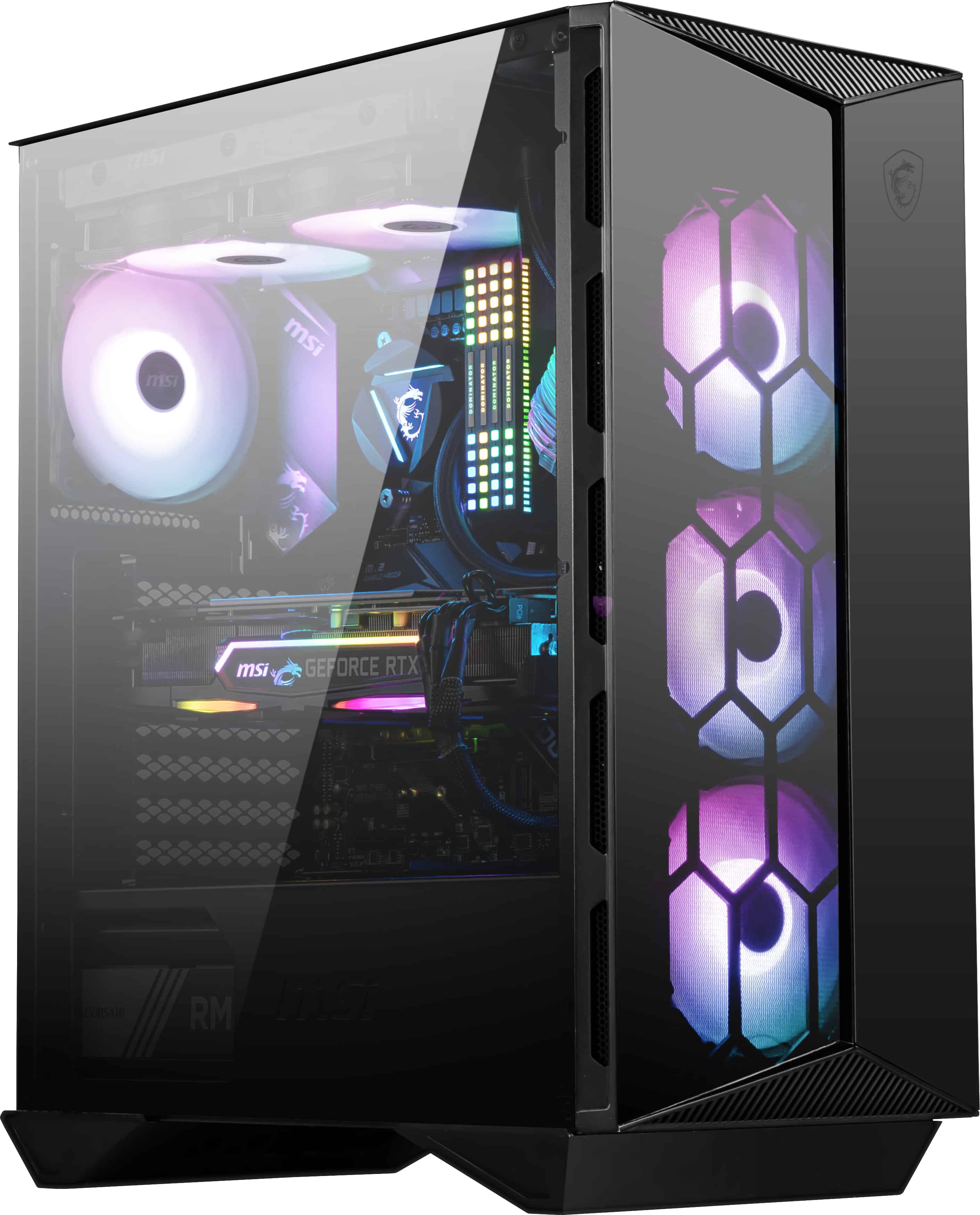 MSI MPG GUNGNIR 110R computerbehuizing Midi Tower Zwart (306-7G10R21-W57) thumbnail