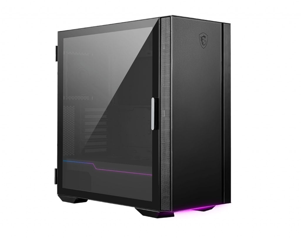 MSI MPG QUIETUDE 100S computerbehuizing Midi Tower Zwart (306-7G17S21-809) thumbnail