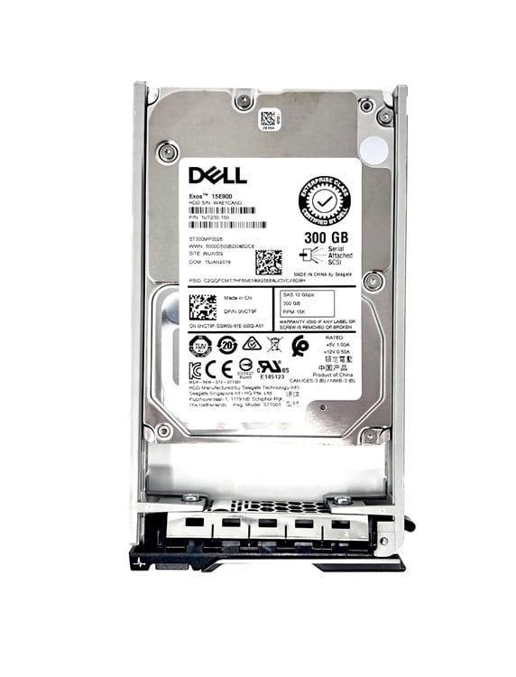 Dell 300GB 15K SAS 2.5 HDD (06WC9D-RFB) thumbnail