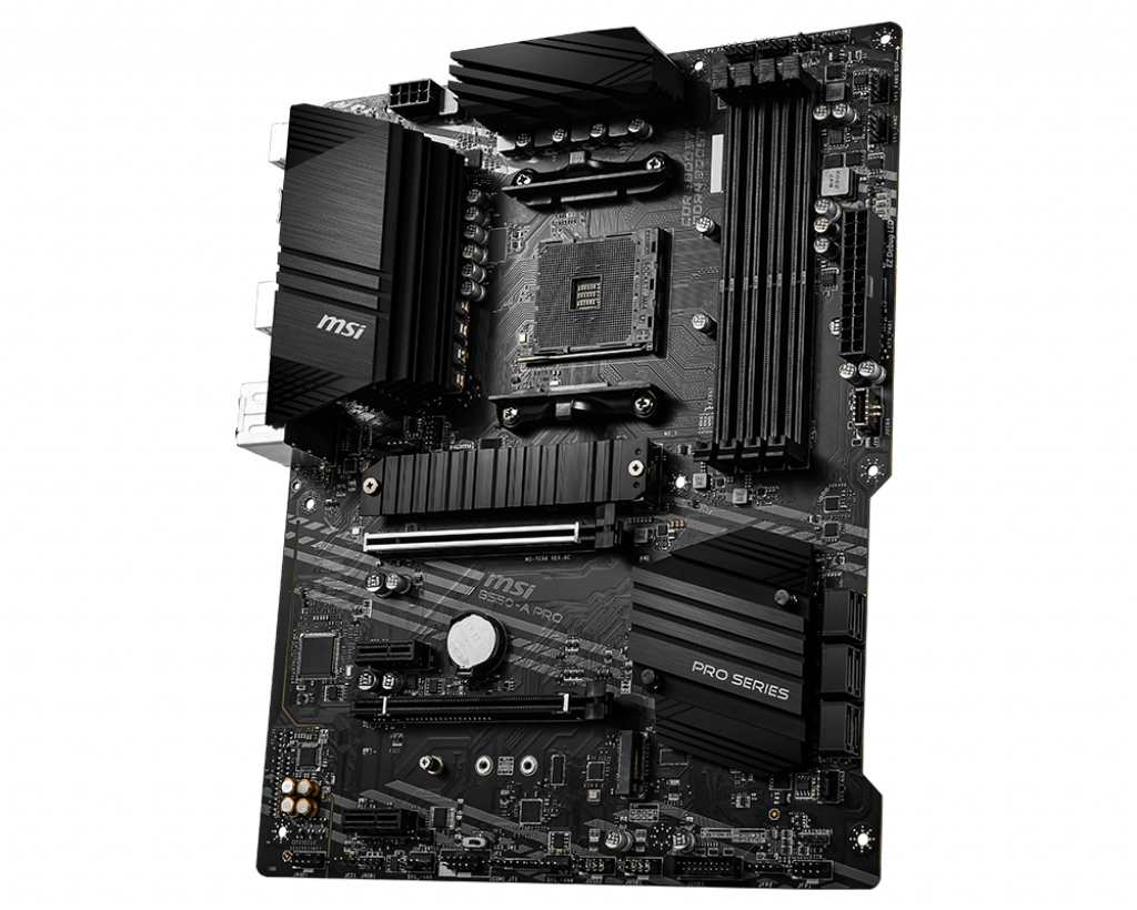 MSI B550-A PRO moederbord AMD B550 Socket AM4 ATX (7C56-002R) thumbnail