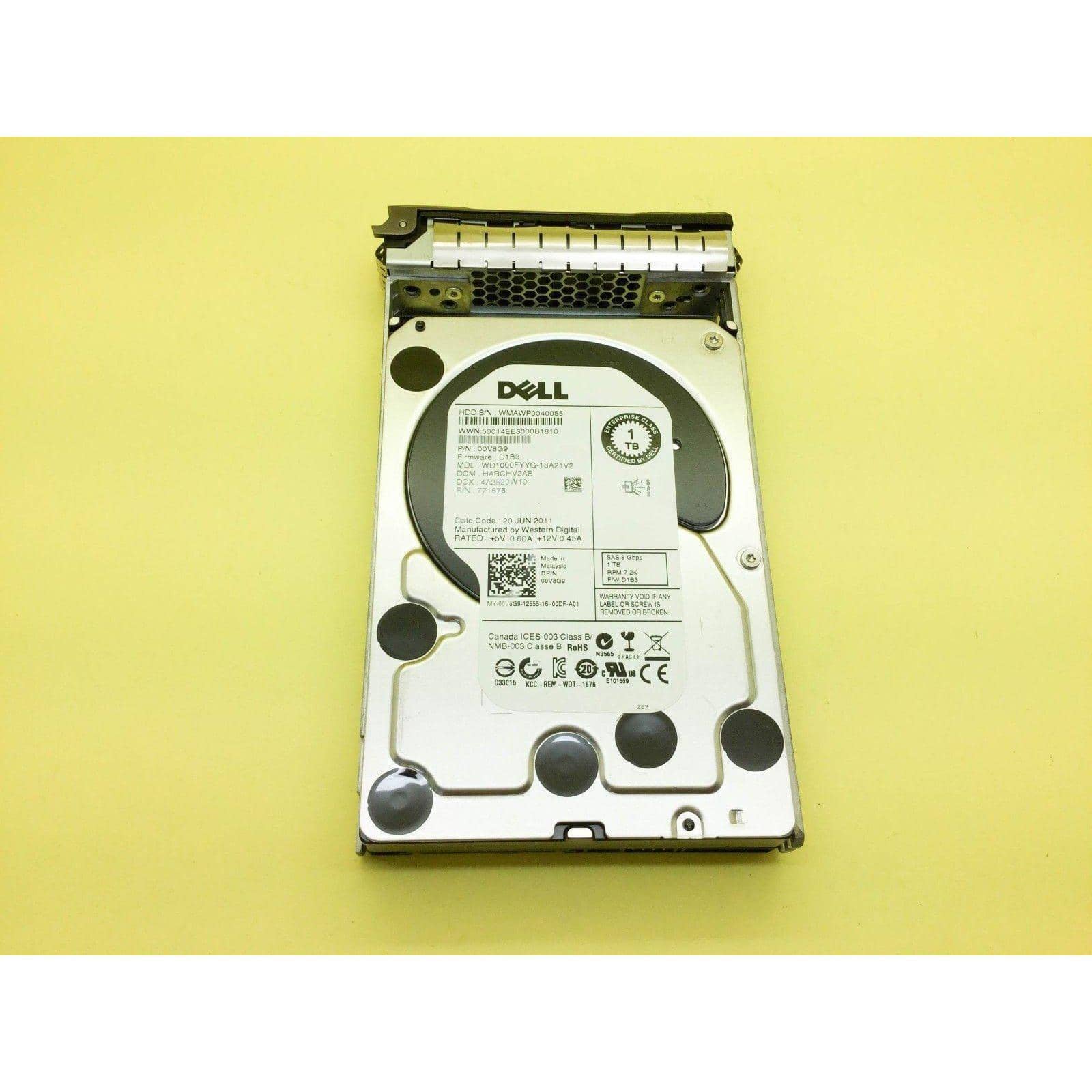 Dell Harddrive, 1TRB,NL-6,7.2K,3.5 (0V8G9-RFB) thumbnail