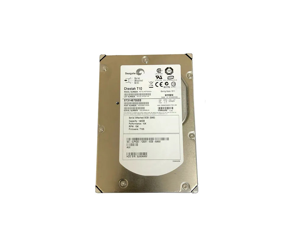 Dell 146GB 10K 3.5IN SAS HDD (0WR711-RFB) thumbnail