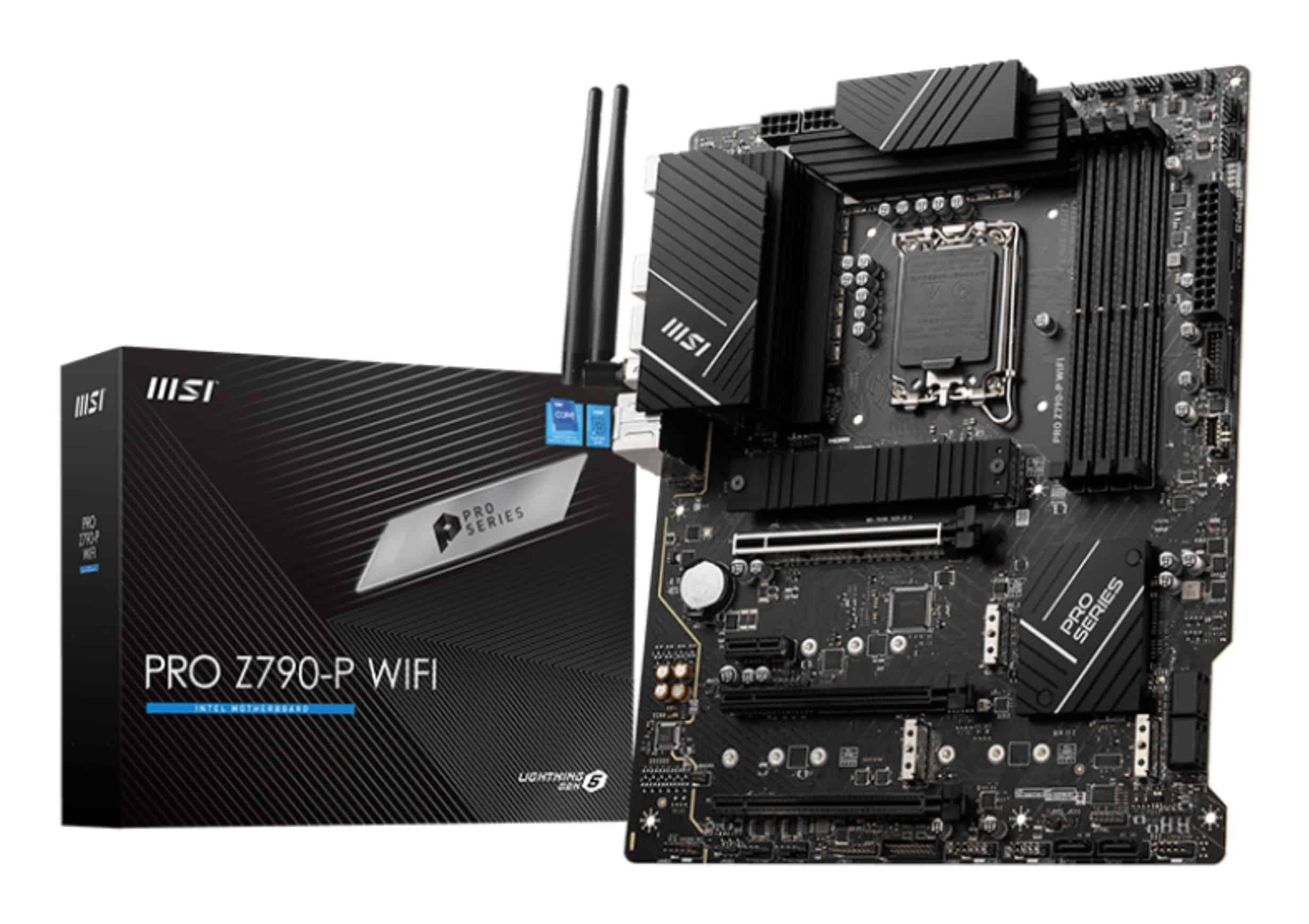 MSI PRO Z790-P WIFI moederbord Intel Z790 LGA 1700 ATX (7E06-001R) thumbnail