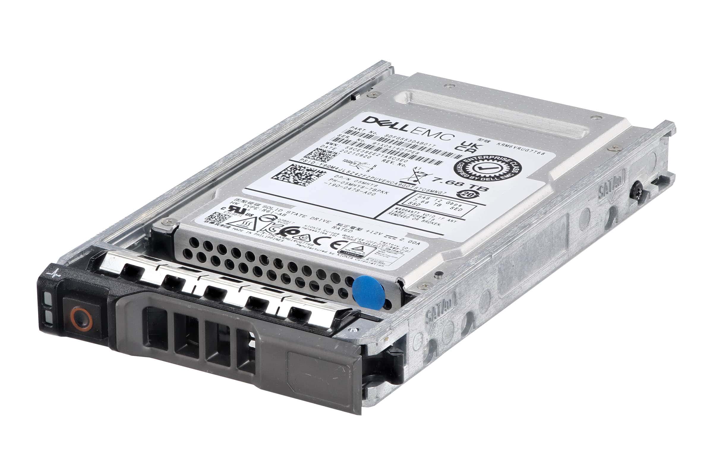 Dell 7.68TB SSD 2.5 SAS 12G RI SED (5MHY8-RFB) thumbnail