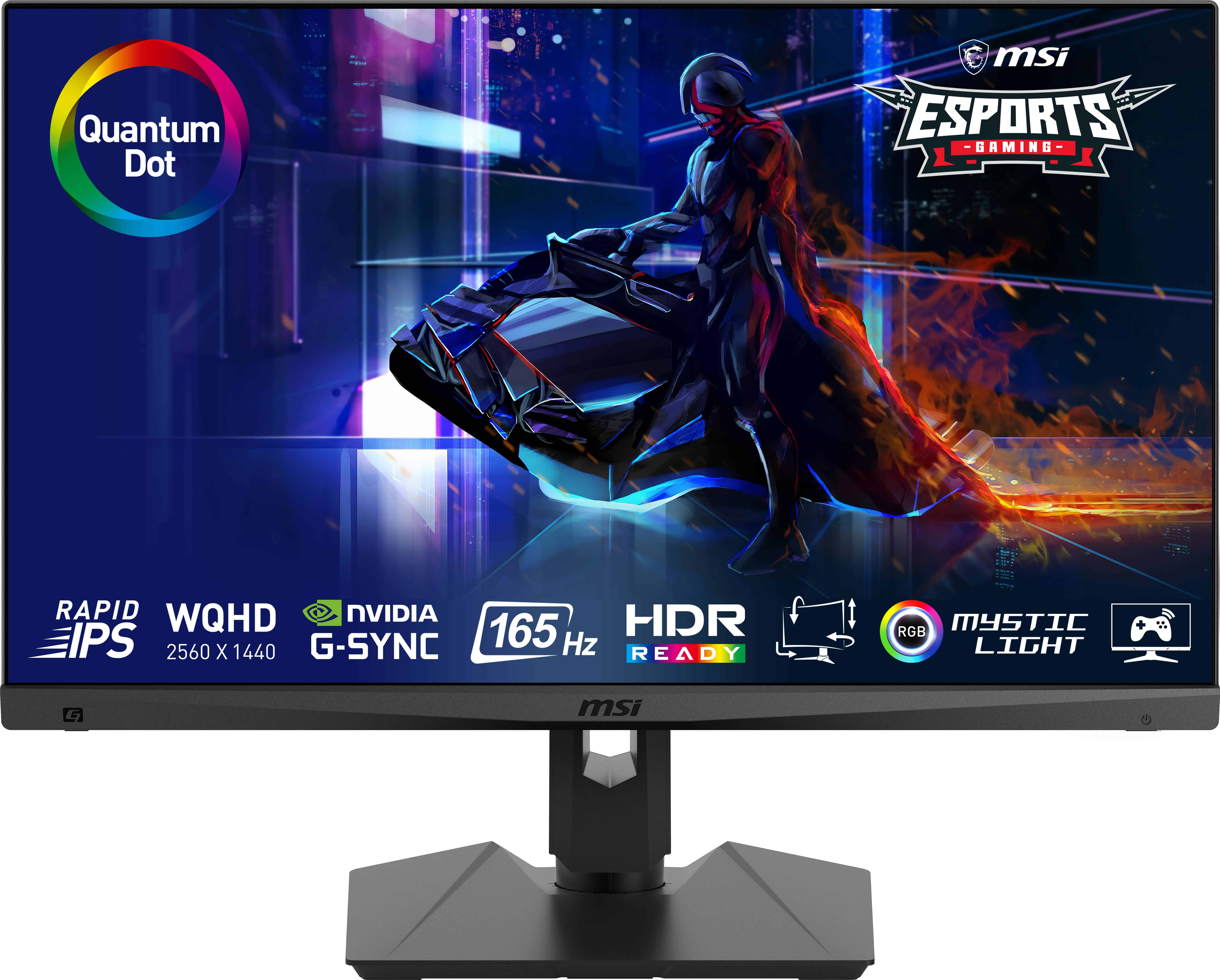 MSI Optix MAG274QRF-QD 68,6 cm (27) 2560 x 1440 Pixels LCD Zwart (9S6-3CA8DA-028) thumbnail