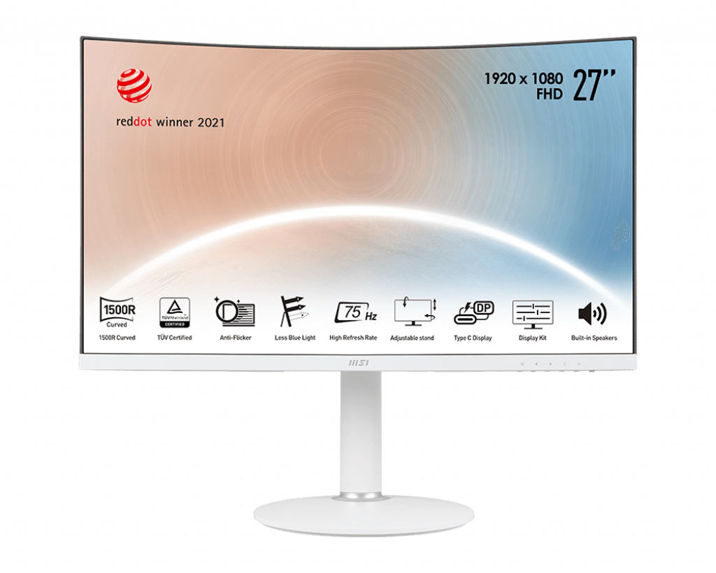 MSI Modern MD271CPW 68,6 cm (27) 1920 x 1080 Pixels Full HD Wit (9S6-3PA6HH-010) thumbnail