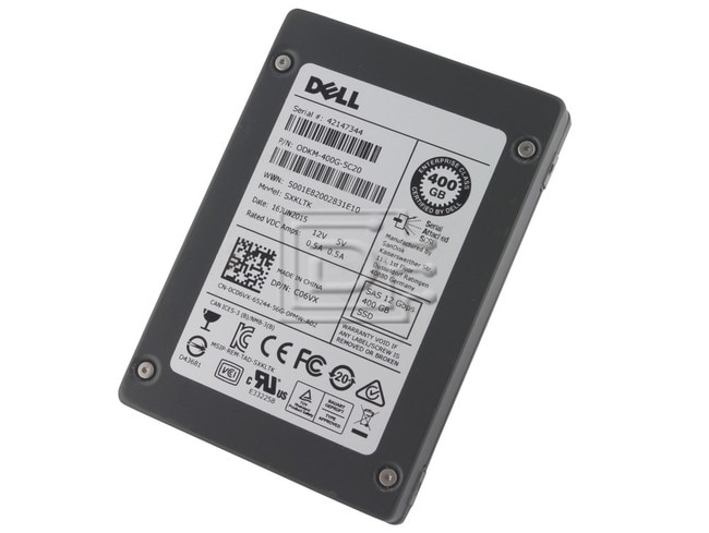 Dell 400GB 12G MU 2.5INCH SAS SSD (C06VX-RFB) thumbnail