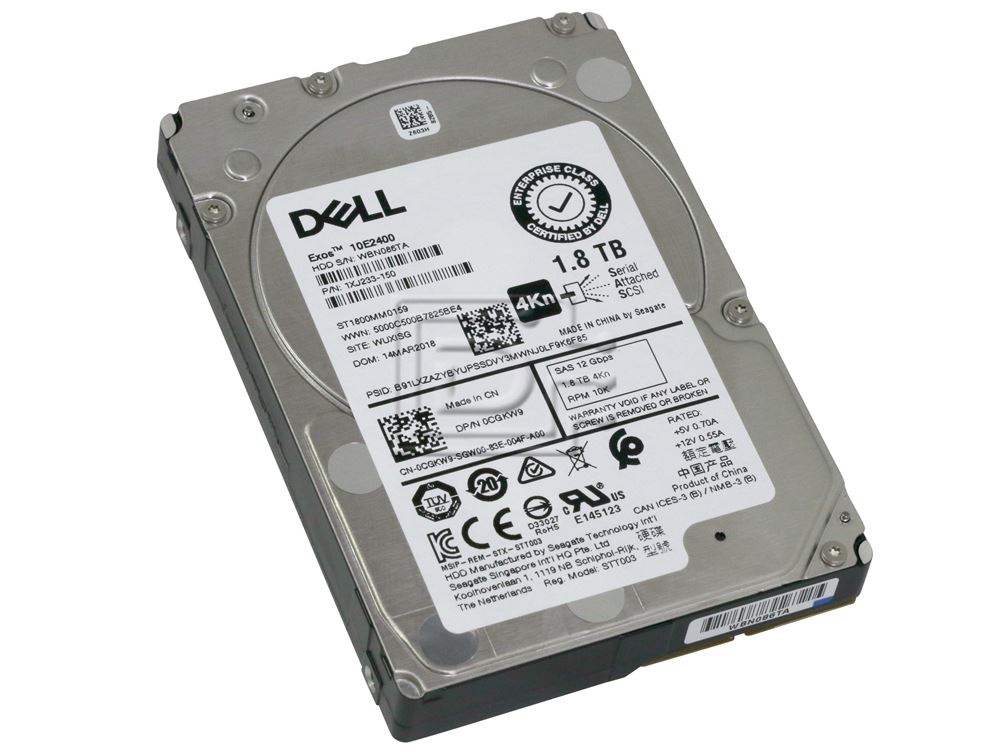 Dell HDD 1,8TB 10KN IS12 2,5 SSKB (CGKW9-RFB) thumbnail