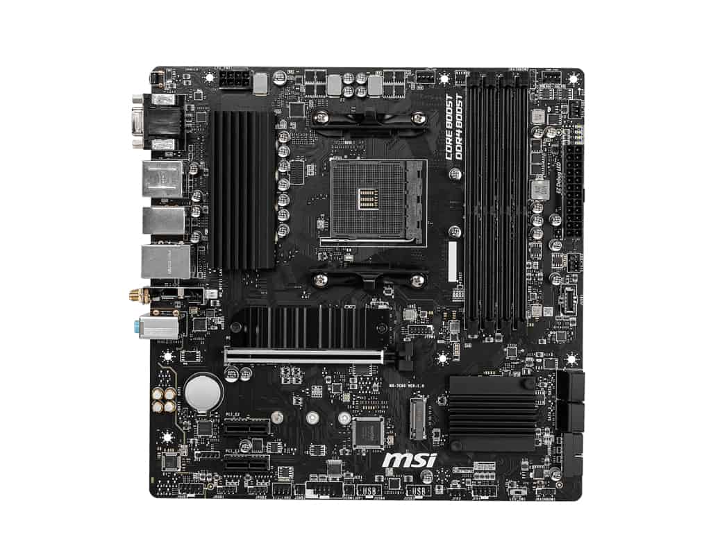 MSI B550M PRO-VDH WIFI moederbord AMD B550 Socket AM4 micro ATX (B550M PRO-VDH WIFI) thumbnail
