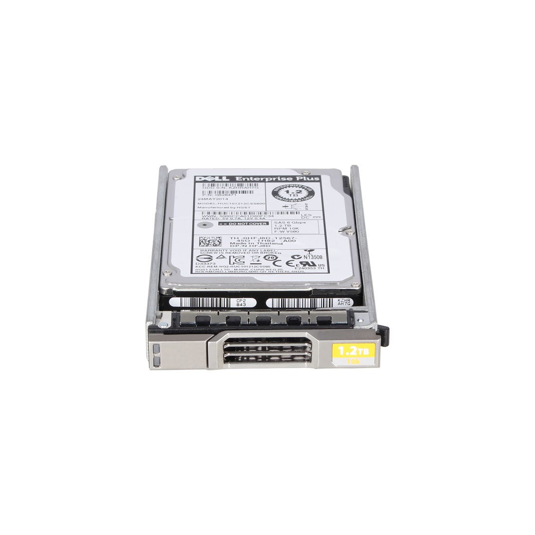 Dell EQUALLOGIC 1.2TB 10K 2.5INCH (HFJ8D-EQ-RFB) thumbnail