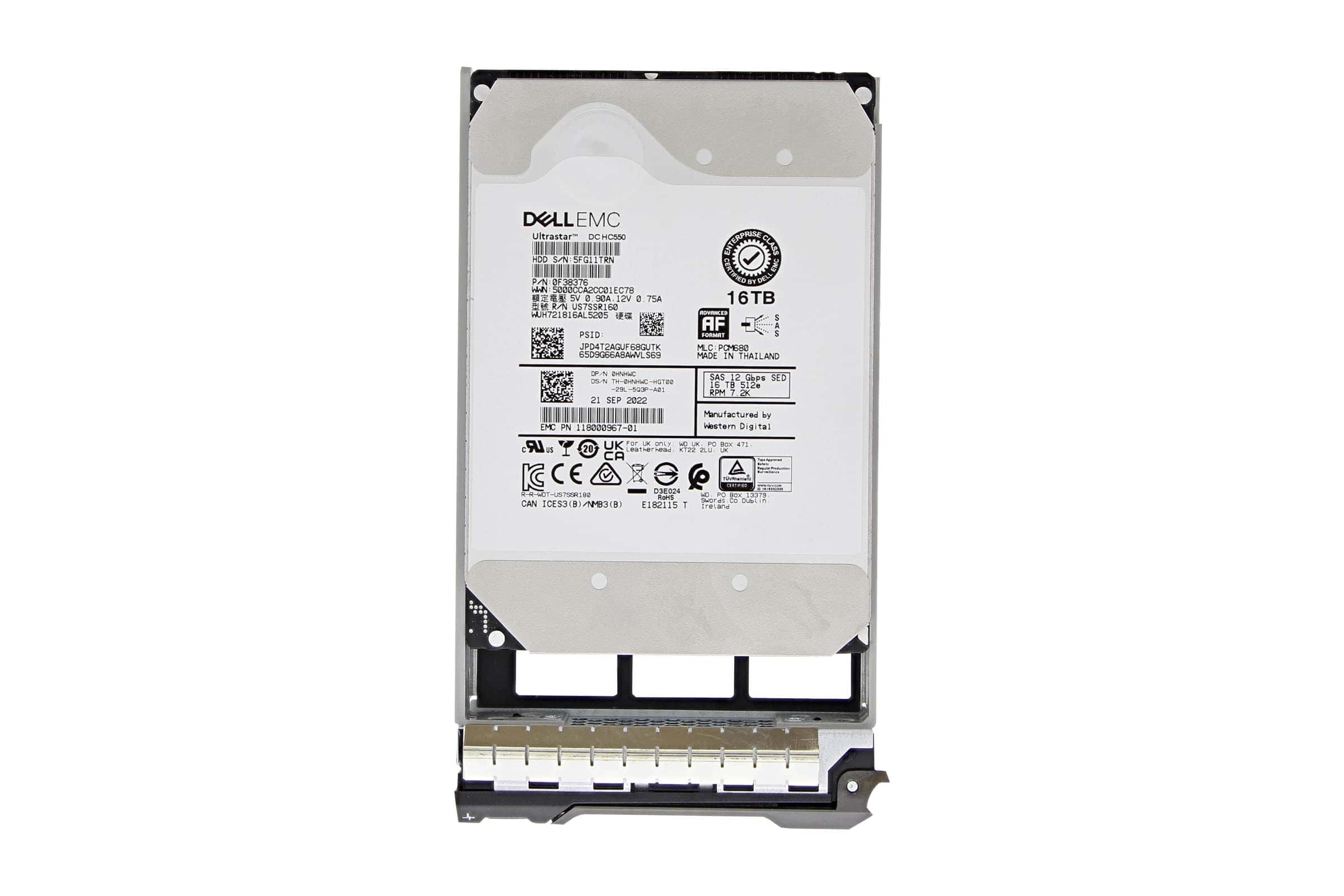 Dell 16TB 7.2K 3.5 SAS 12G SED (HNHWC-RFB) thumbnail