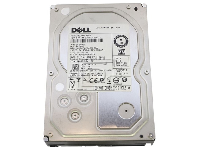 Dell 2TB 7.2K 3.5 SATA 3G (HUA723020ALA640-RFB) thumbnail