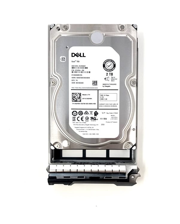 Dell 2TB 7.2K 12G 3.5INCH SAS HDD (K7VW5-RFB) thumbnail