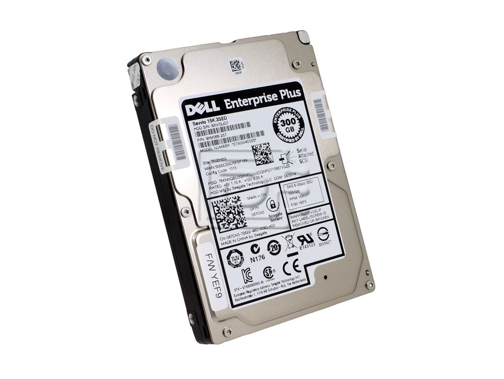 Dell VNX 300GB 15K SAS Disk 2.5 6G (N6-2S15-300-RFB) thumbnail