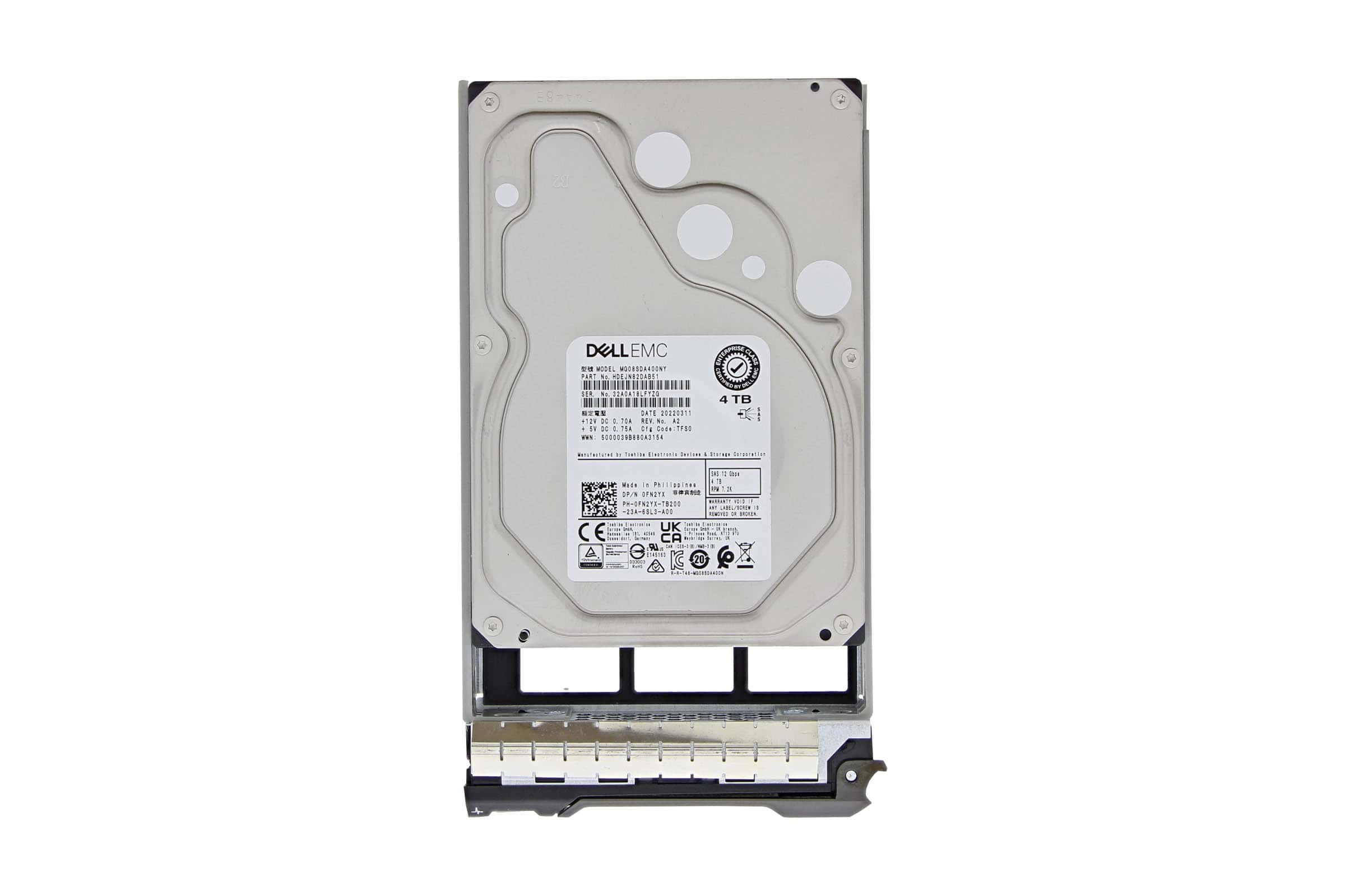 Dell EMC 4TB 7.2K 3.5 SAS 6G (P-X-2UC-4TBS-RFB) thumbnail