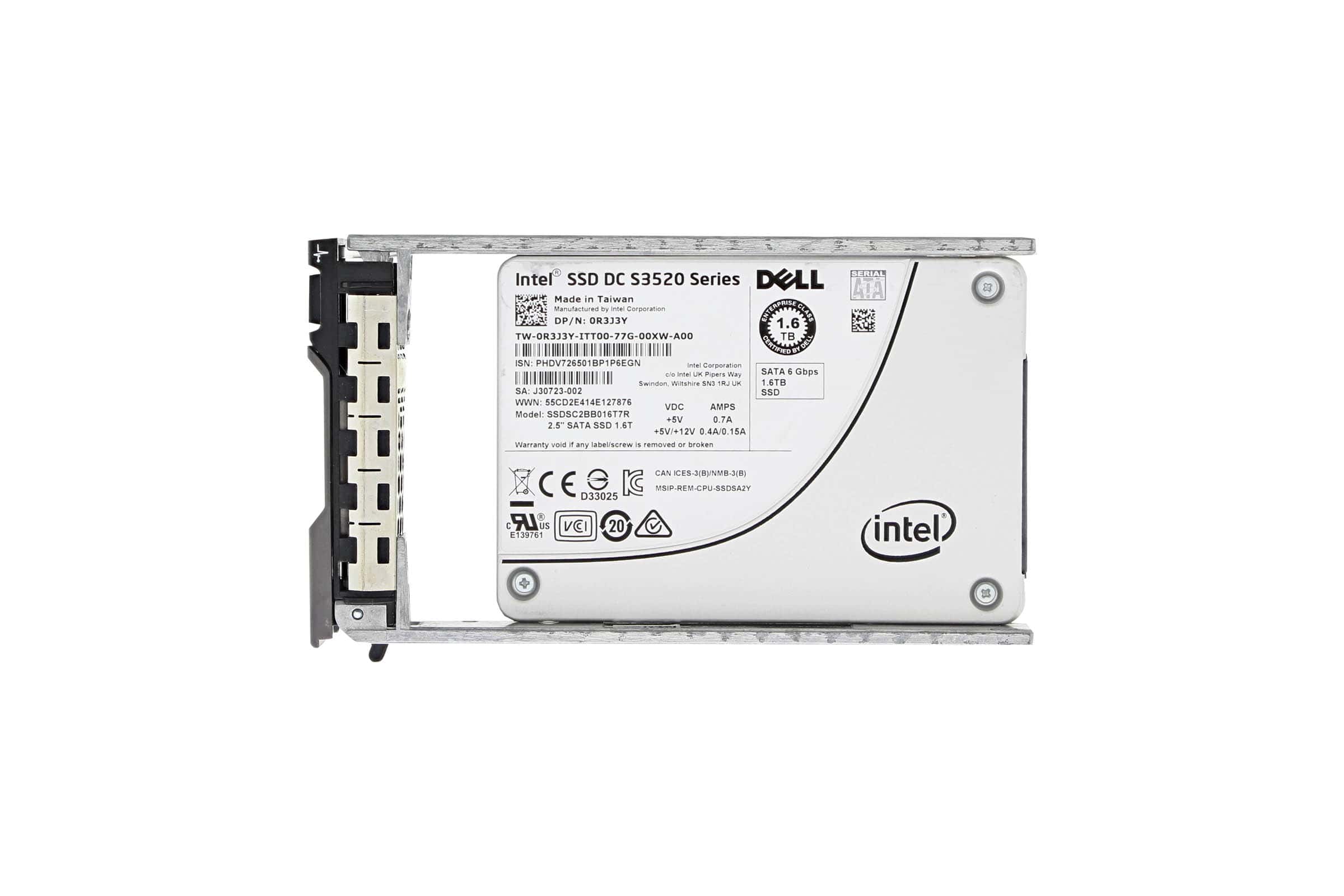 Dell 1.6TB SATA SSD RI (R3J3Y-RFB) thumbnail