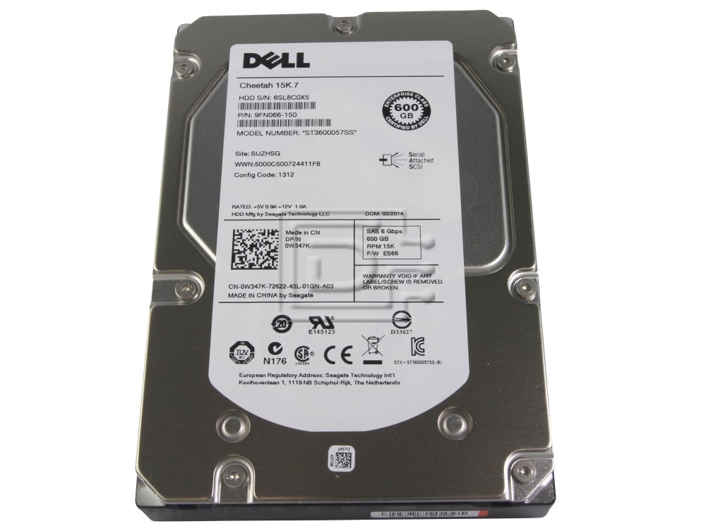 Dell Cheetah 600Gb 3.5 Sas 3.5 (ST3600057SS-RFB) thumbnail