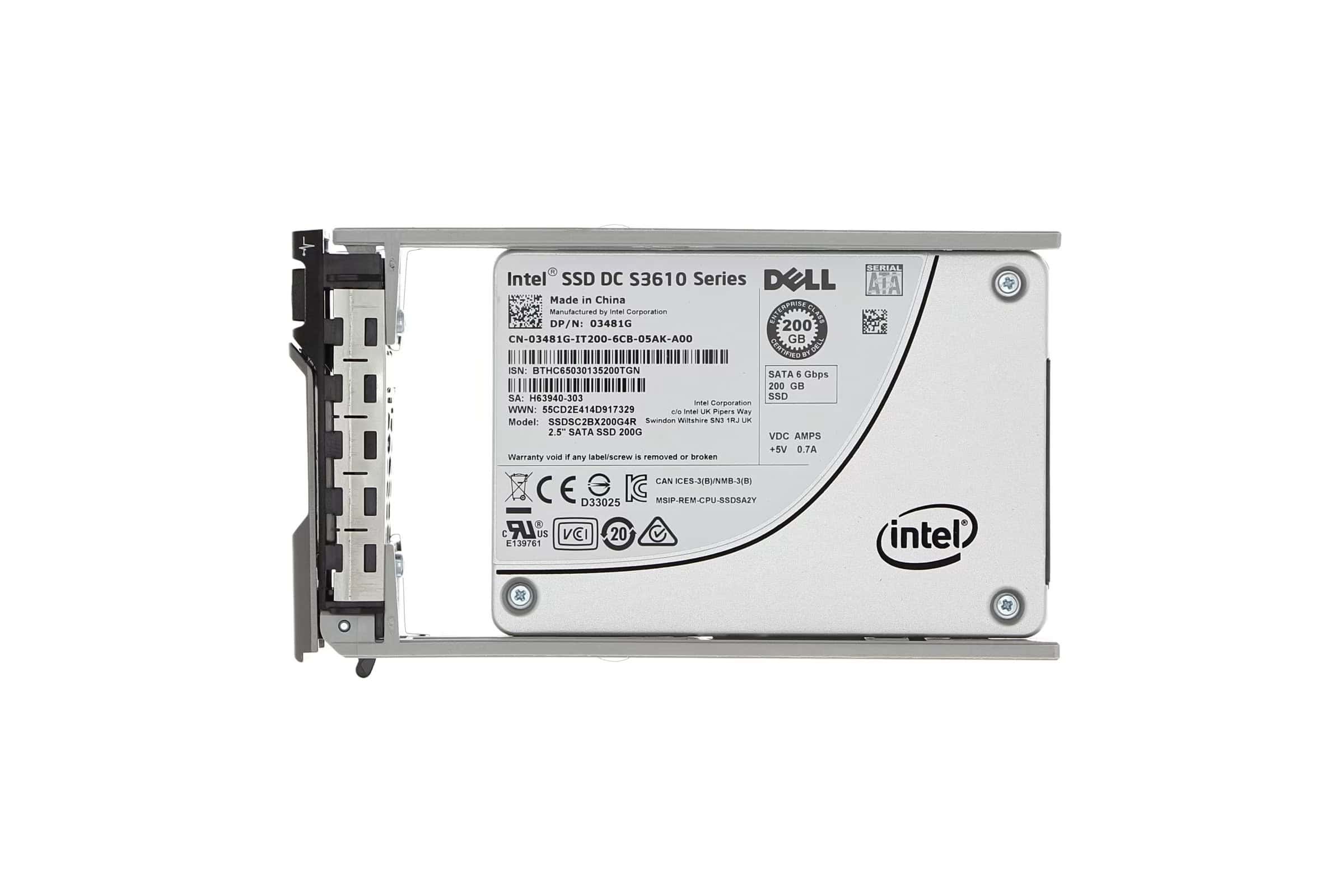 Dell VNX 200GB SSD Disk 2.5 6G (V6-2S6F-200-RFB) thumbnail