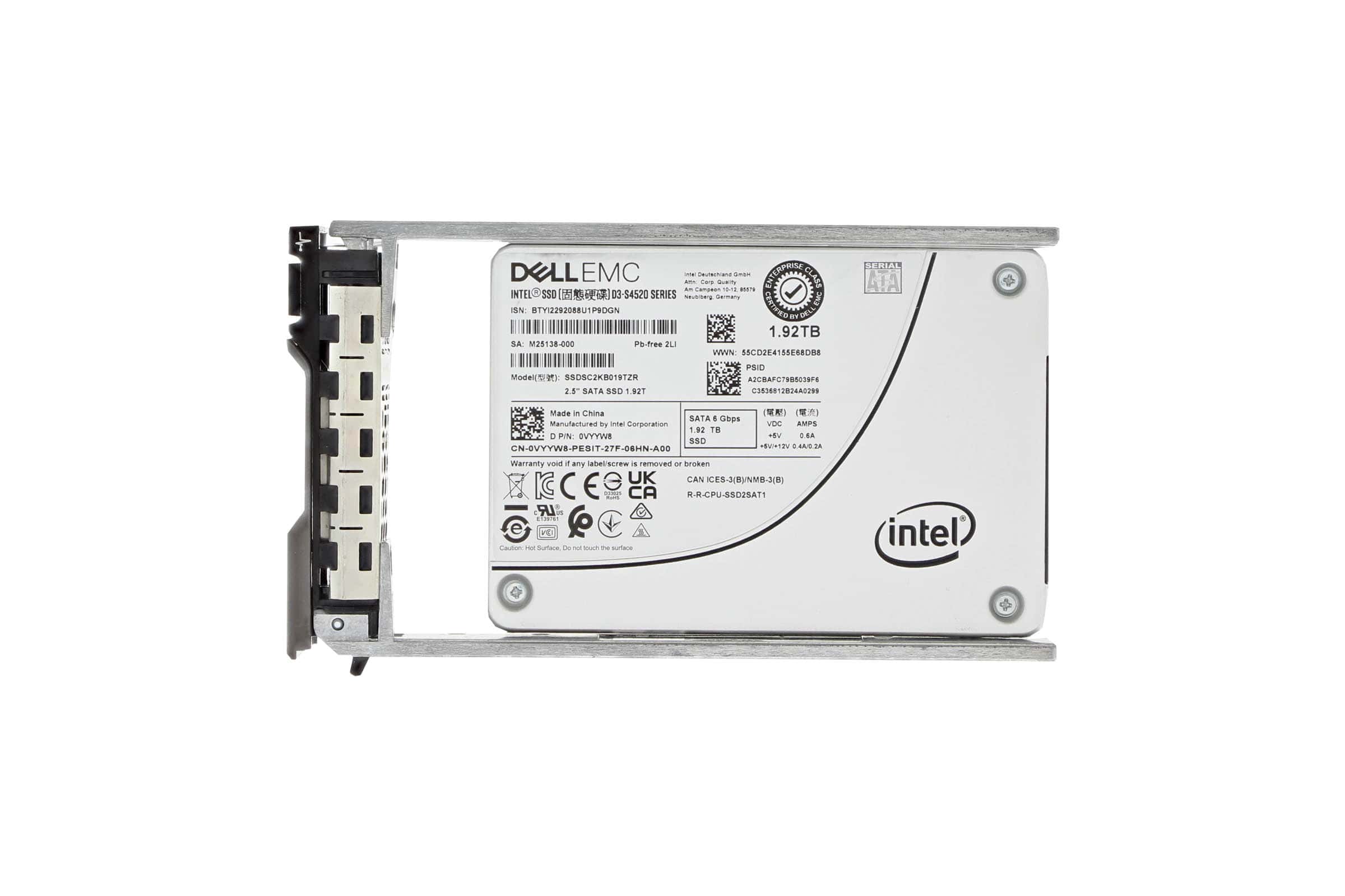 Dell 1.92TB SSD 2.5 SATA 6G RI (VYYW8-RFB) thumbnail