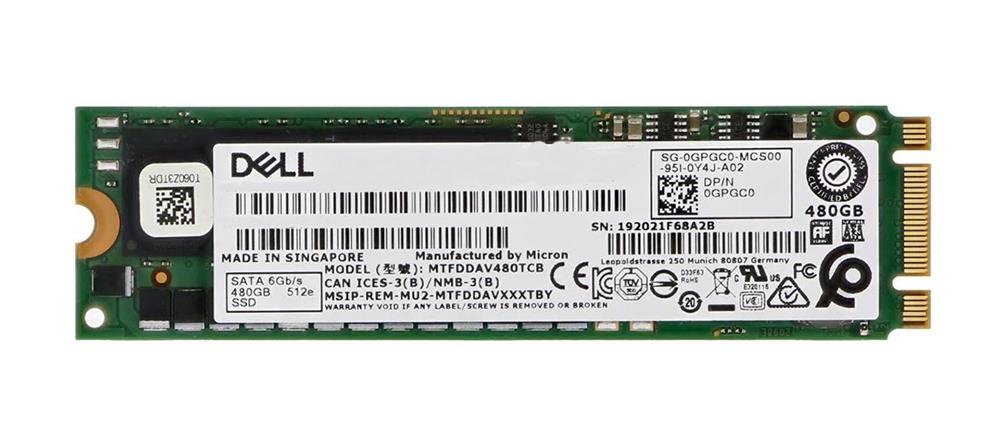 Dell 480GB SSD SATA M.2 for BOSS (WCP9P-RFB) thumbnail
