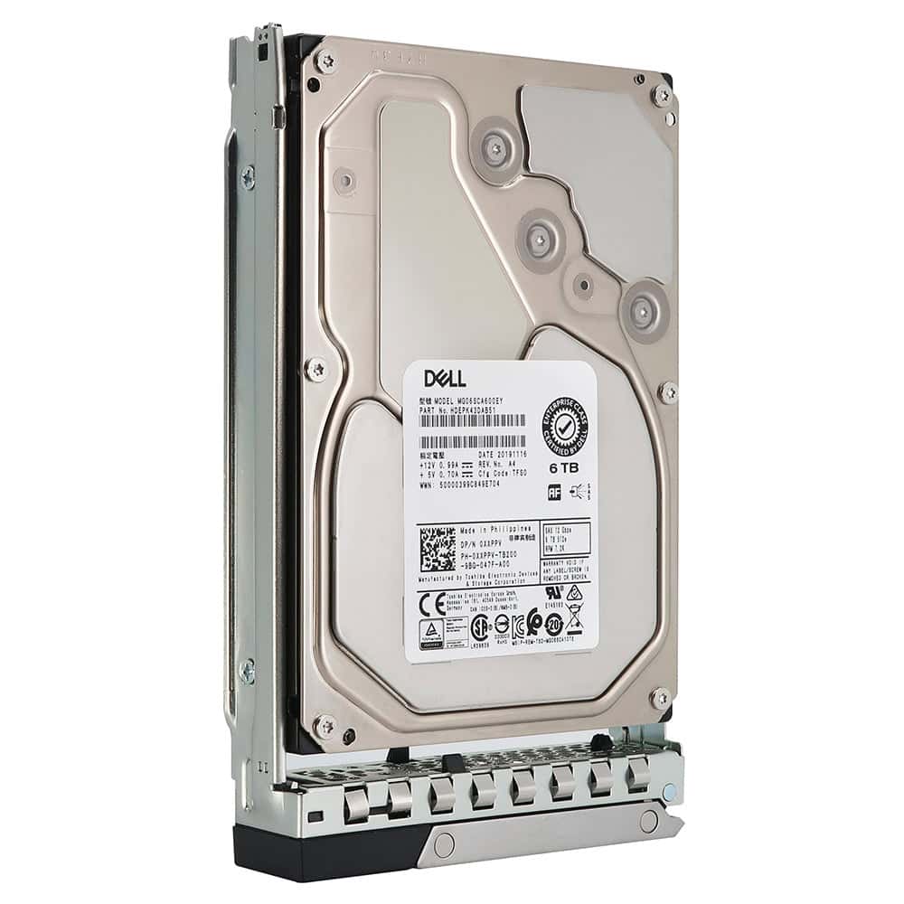Dell 6TB 7.2K 12G 3.5INCH SAS HDD (XXPPV-RFB) thumbnail