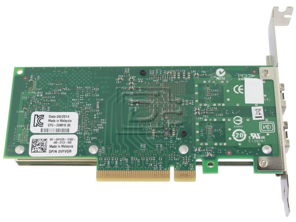 Dell CRD NTWK PCIE SFP DP INTEL V2 (XYT17-RFB) thumbnail