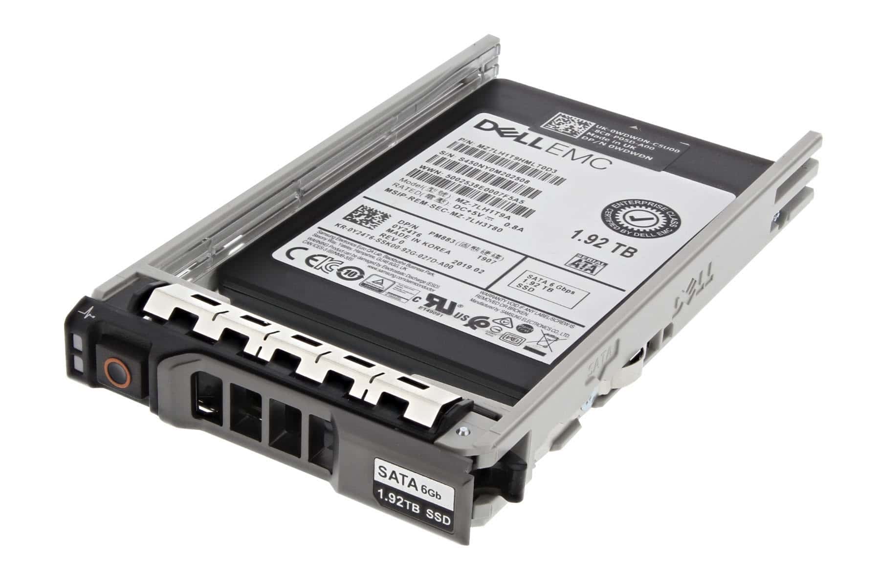 Dell 1.92TB 6G 2.5INCH RI SATA SSD (Y24T6-RFB) thumbnail
