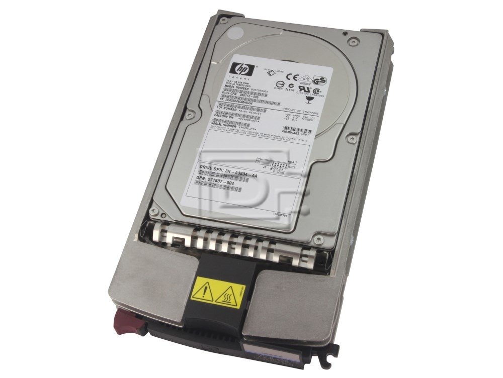 HP 72.8GB Hot Plug U320 10K (286714-B22-RFB) thumbnail