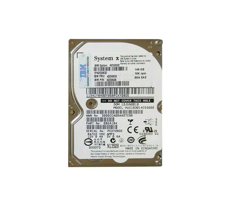 HP HDD 146GB 10K 6G 2.5 SAS DP (507119-005-RFB) thumbnail