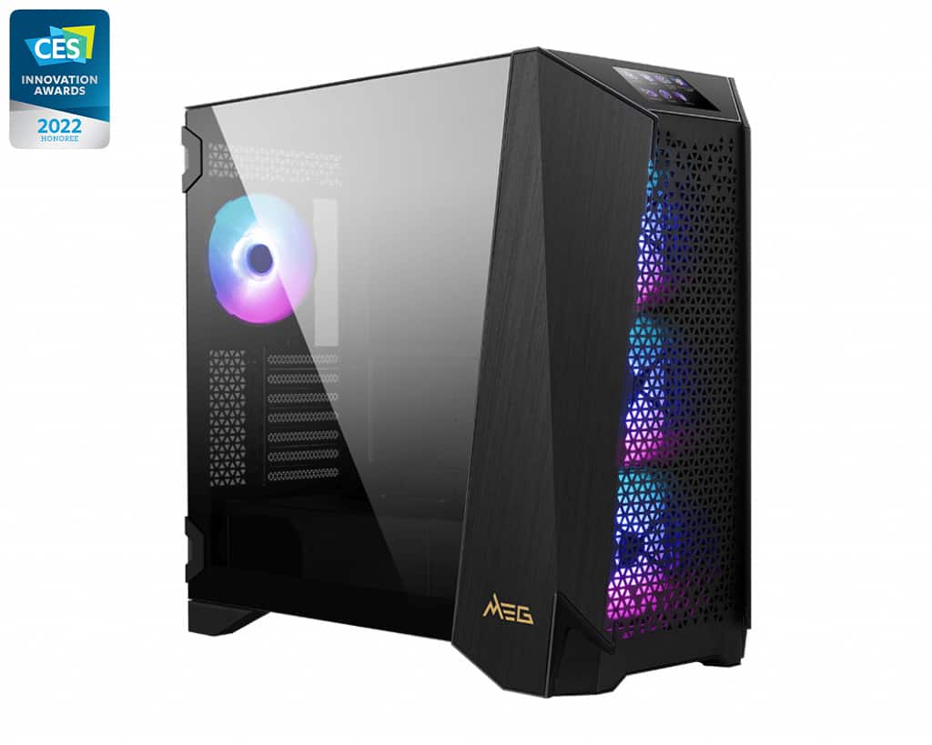 MSI MEG PROSPECT 700R computerbehuizing Midi Tower Zwart (MEG PROSPECT 700R) thumbnail