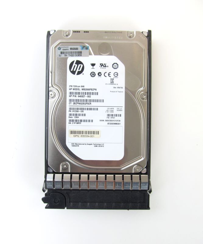 HP M6612 2TB 6G SAS 7.2K (5712505658895-RFB) thumbnail