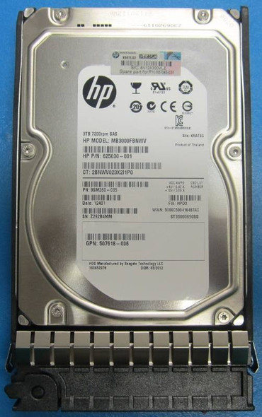 HP 2TB 7.2K LFF M6612 SAS 6G HD (602119-001-RFB) thumbnail