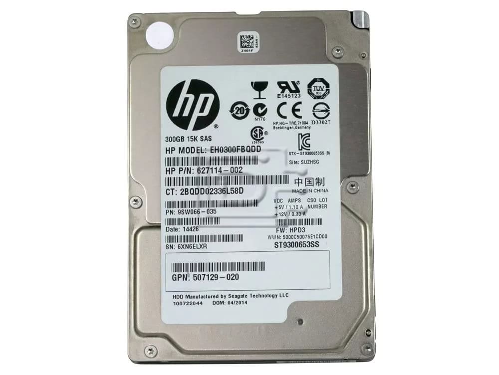 HP M6625 300GB 6G SAS 15K 2.5in (627114-002-M6625-RFB) thumbnail