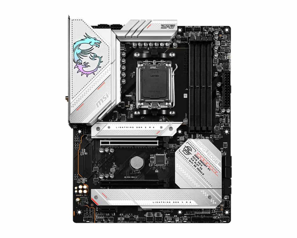 MSI MPG B650 EDGE WIFI moederbord AMD B650 Socket AM5 ATX (MPG B650 EDGE WIFI) thumbnail