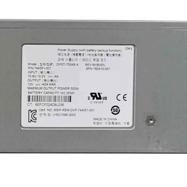 HP Battery Backup Unit for HPE (782410-001-RFB) thumbnail