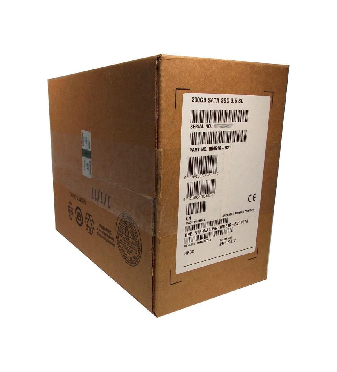 HP 200GB 6G SATA MU-2 LFF SCC SSD (804616-B21-RFB) thumbnail