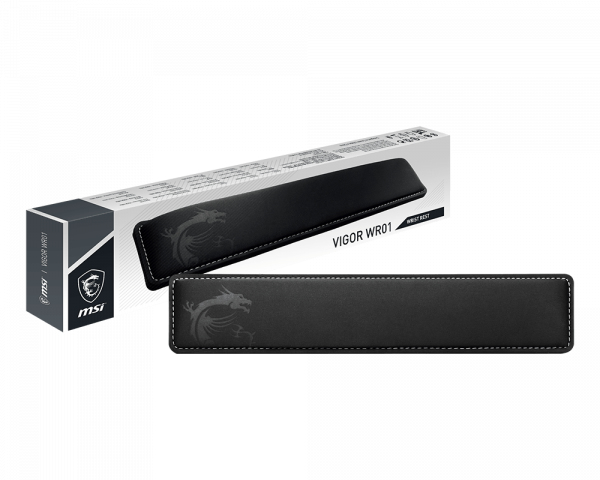 MSI Vigor-WR01 polssteun Traagschuim, Rubber Zwart (OJ0-XXXXXX1-000) thumbnail