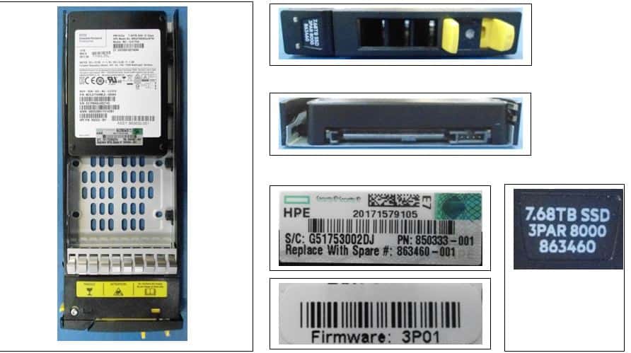 HP DRV 7.68TB SSD SAS SFF (863460-001-RFB) thumbnail