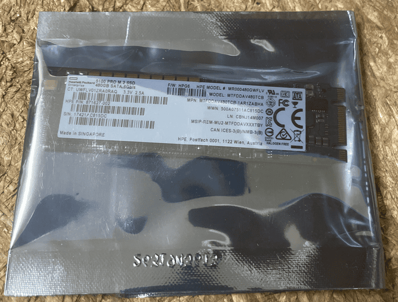 HP 480GB SATA MU M.2 2280 DS SSD (875490-B21-RFB) thumbnail