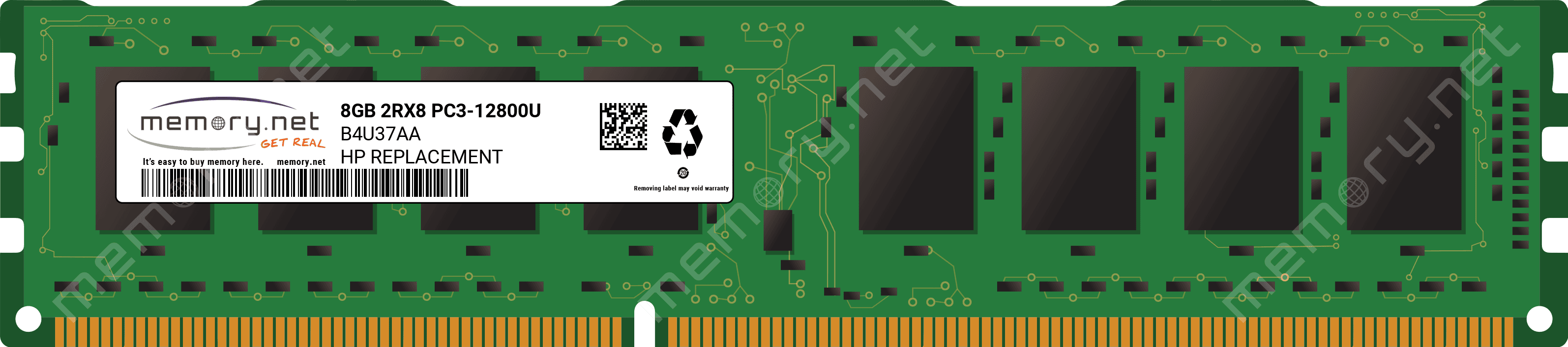 HP 8GB DDR3-1600 (B4U37AA-RFB) thumbnail