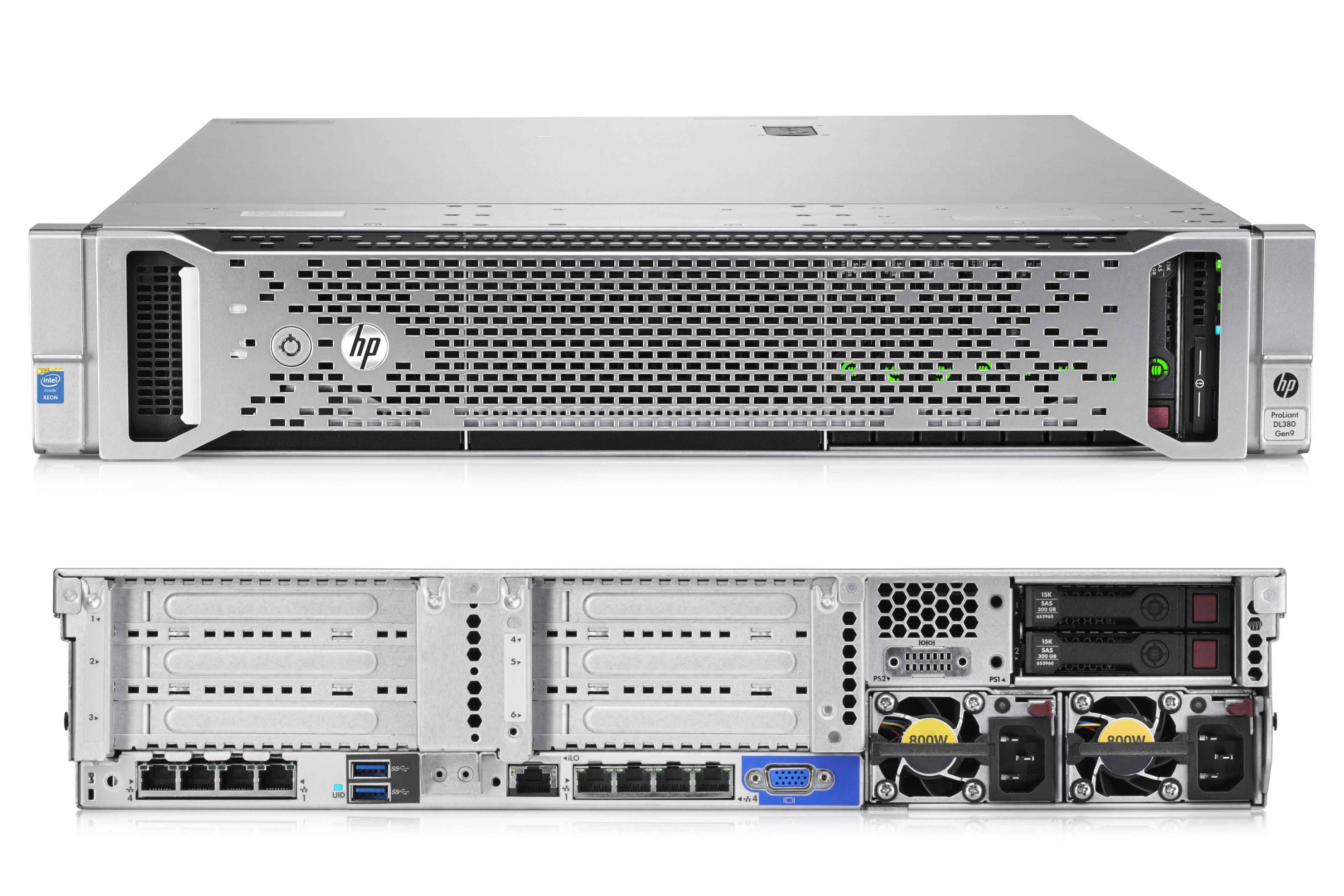 HP DL380 G9 8SFF CTO Base 2x (DL380G9-RFB) thumbnail