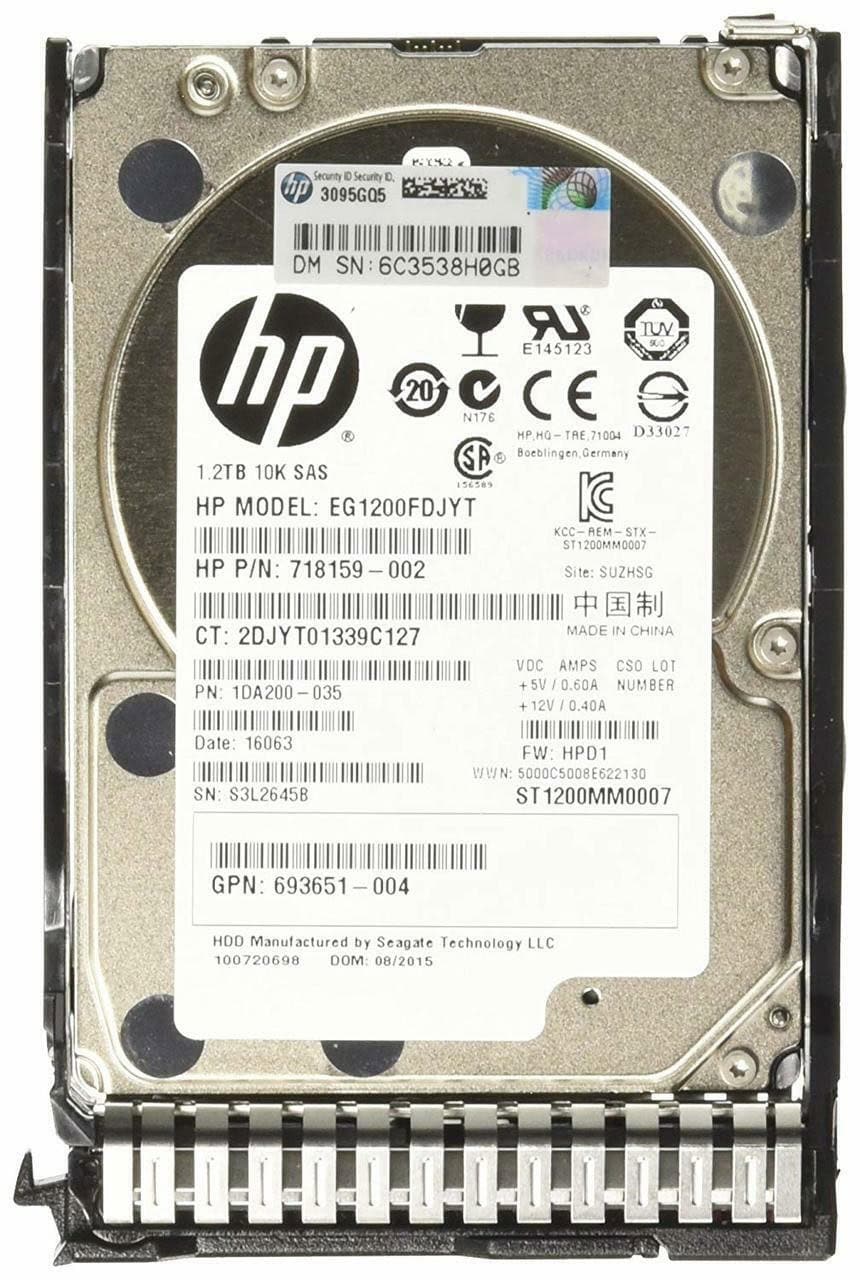 HPE 1.2TB hot-plug dual-port (EG1200JETKC-RFB) thumbnail