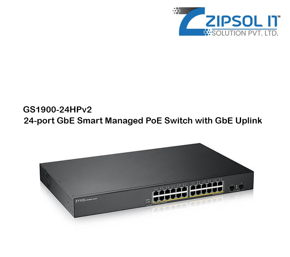 HPE ZYXEL GS1900-24HP 24 Port (GS1900-24HPV2-RFB) thumbnail